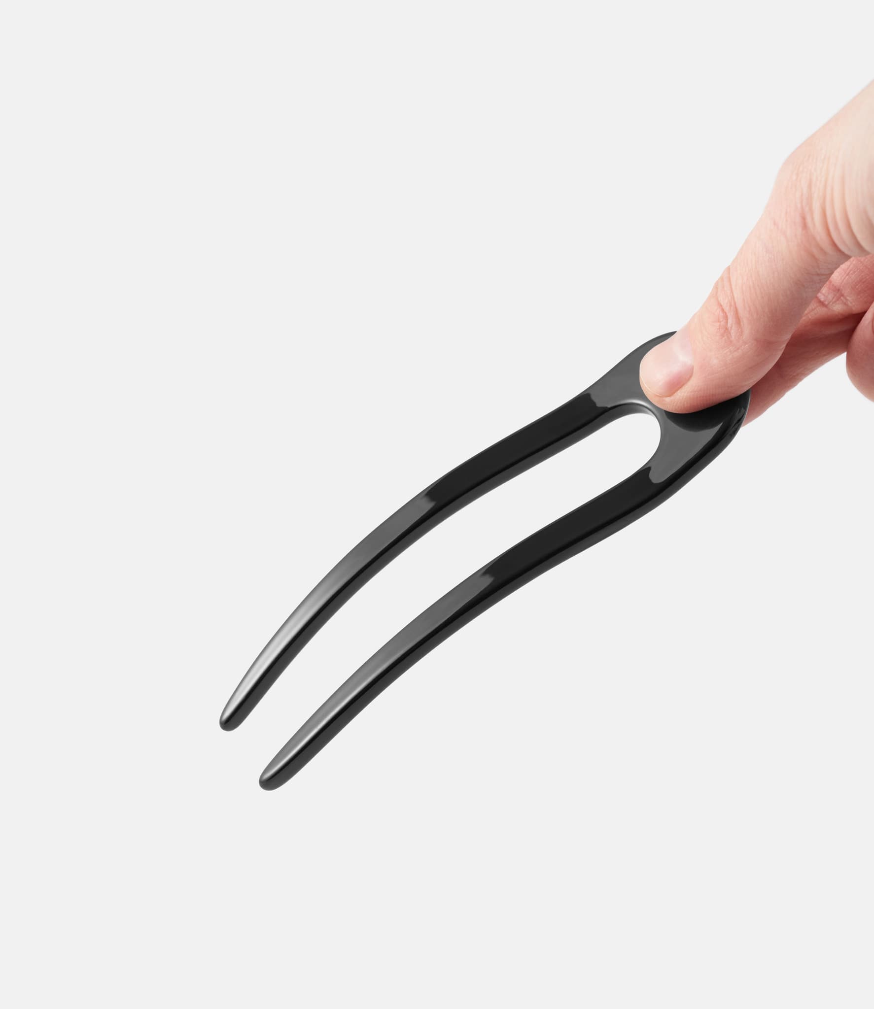 Machete French Hair Pin Black — шпилька из ацетата