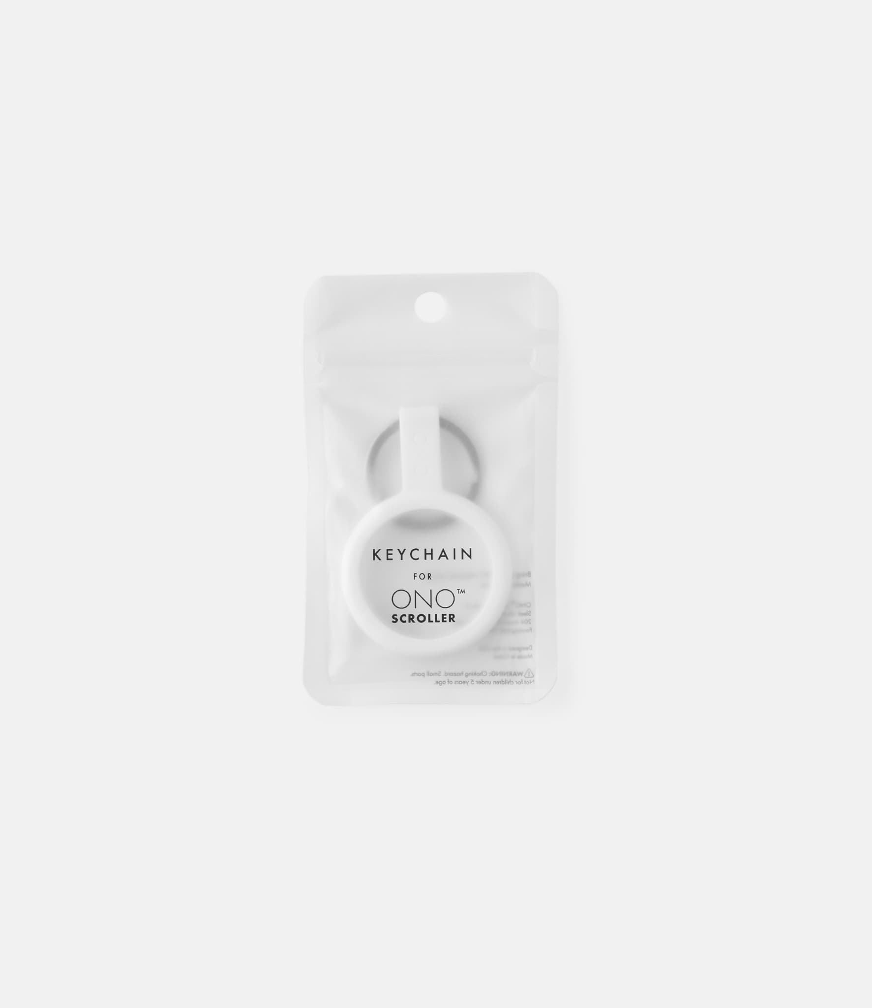 ONO Scroller Keychain White — брелок для скроллера