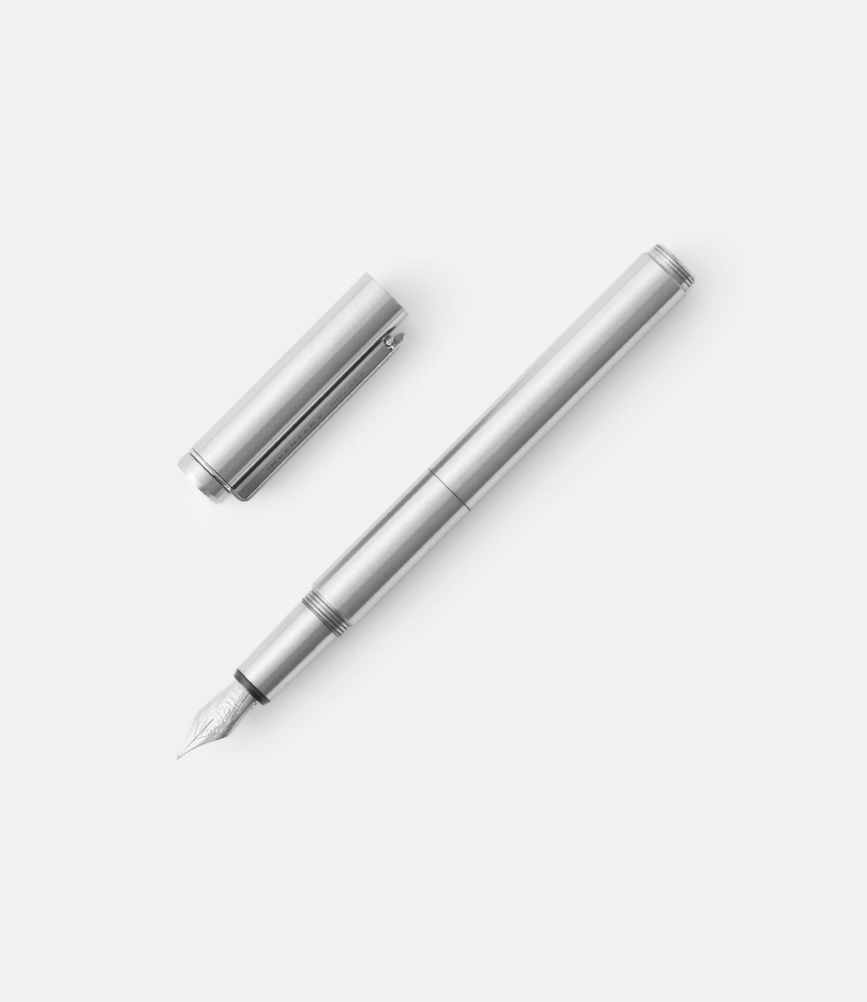 Inventery Pocket Fountain Pen Steel — карманная перьевая ручка