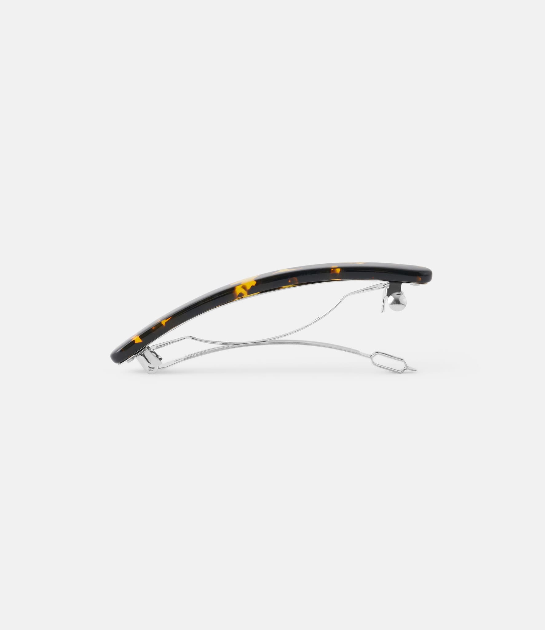 Machete Slim Paris Barrette in Dark Tortoise — заколка из ацетата