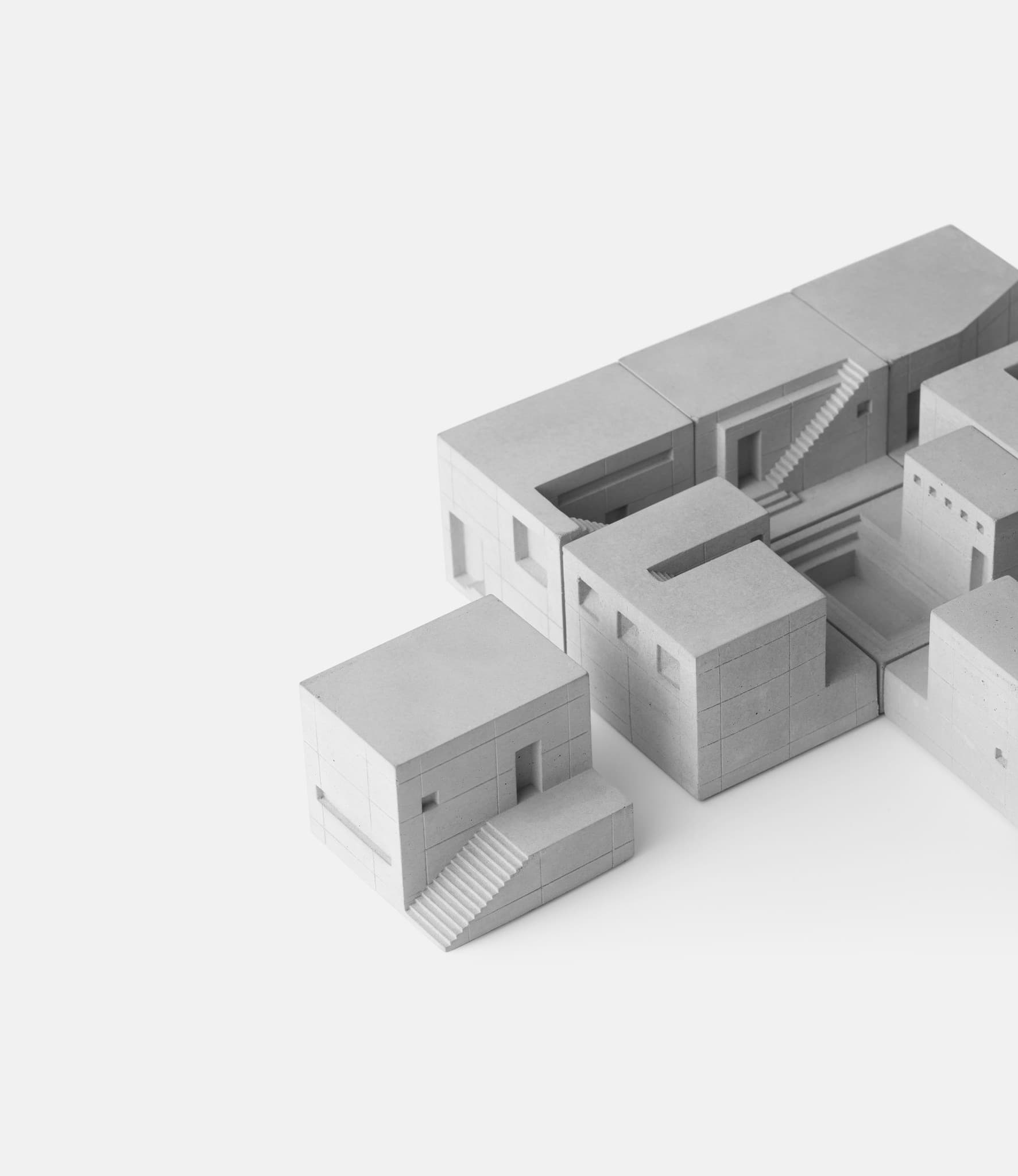 Material Immaterial Spaces — набор скульптур из бетона