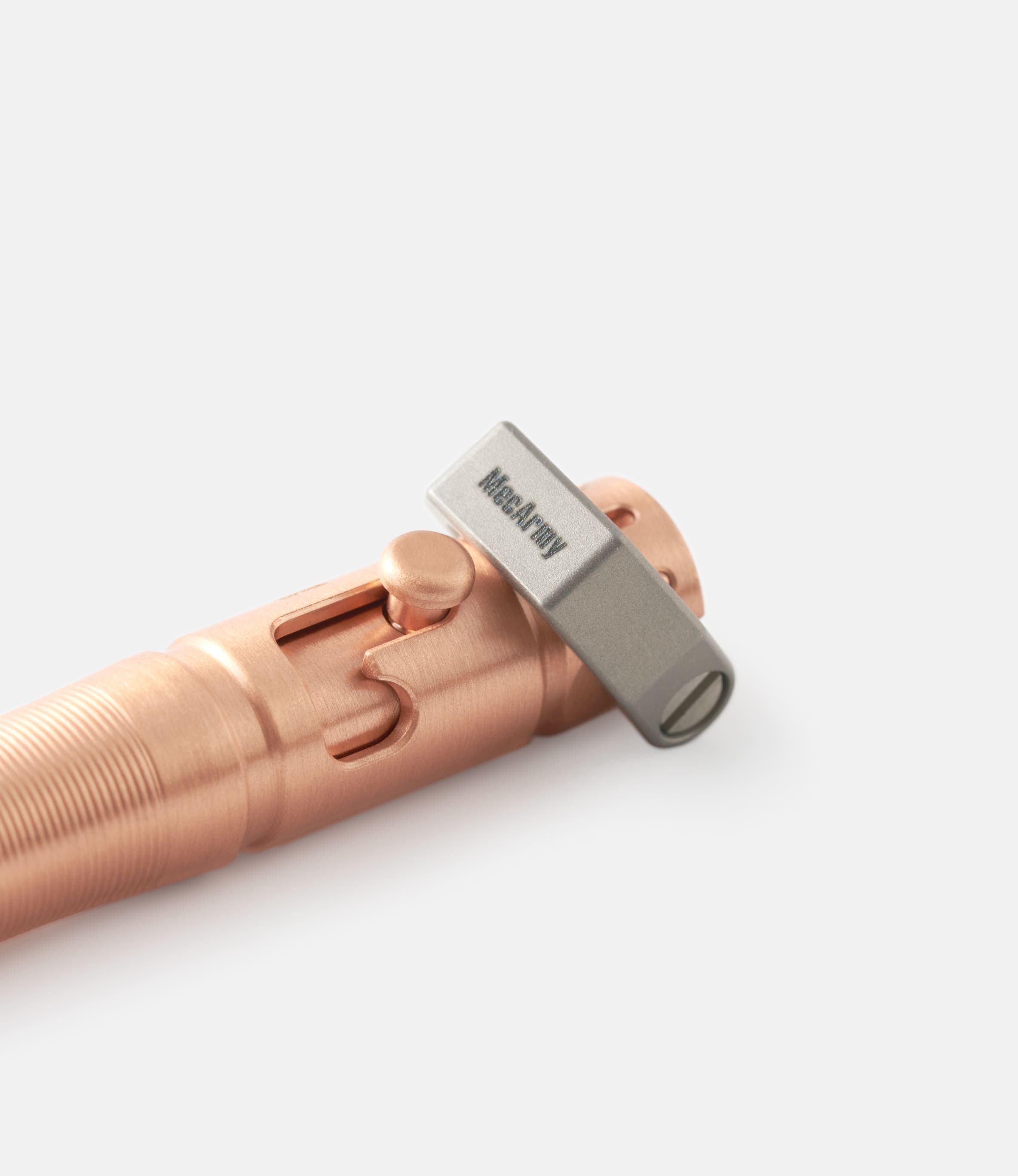 MecArmy TPX8 Copper — тактическая ручка из меди