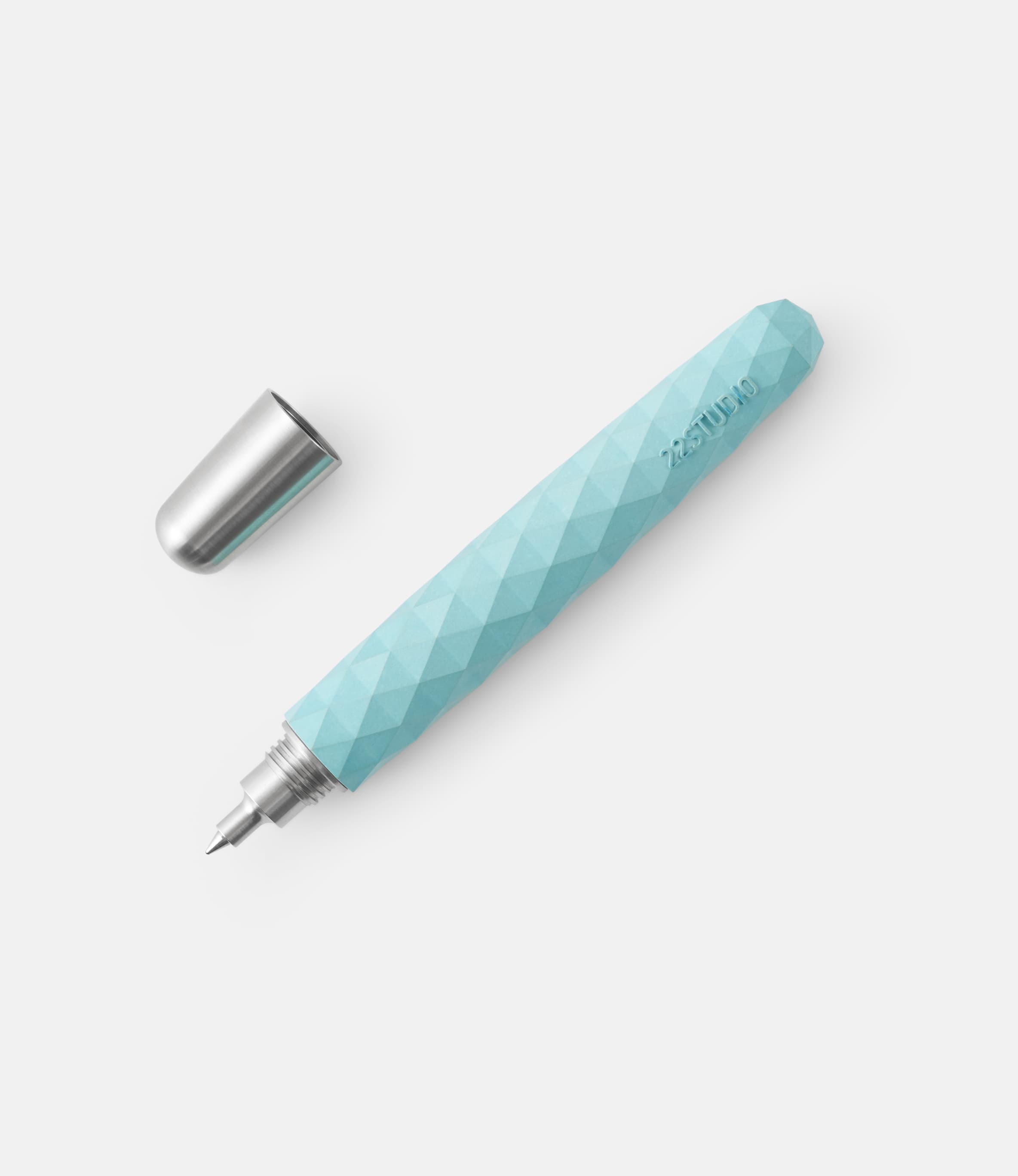 Polygon Rollerball Pen Celeste — ручка из бетона