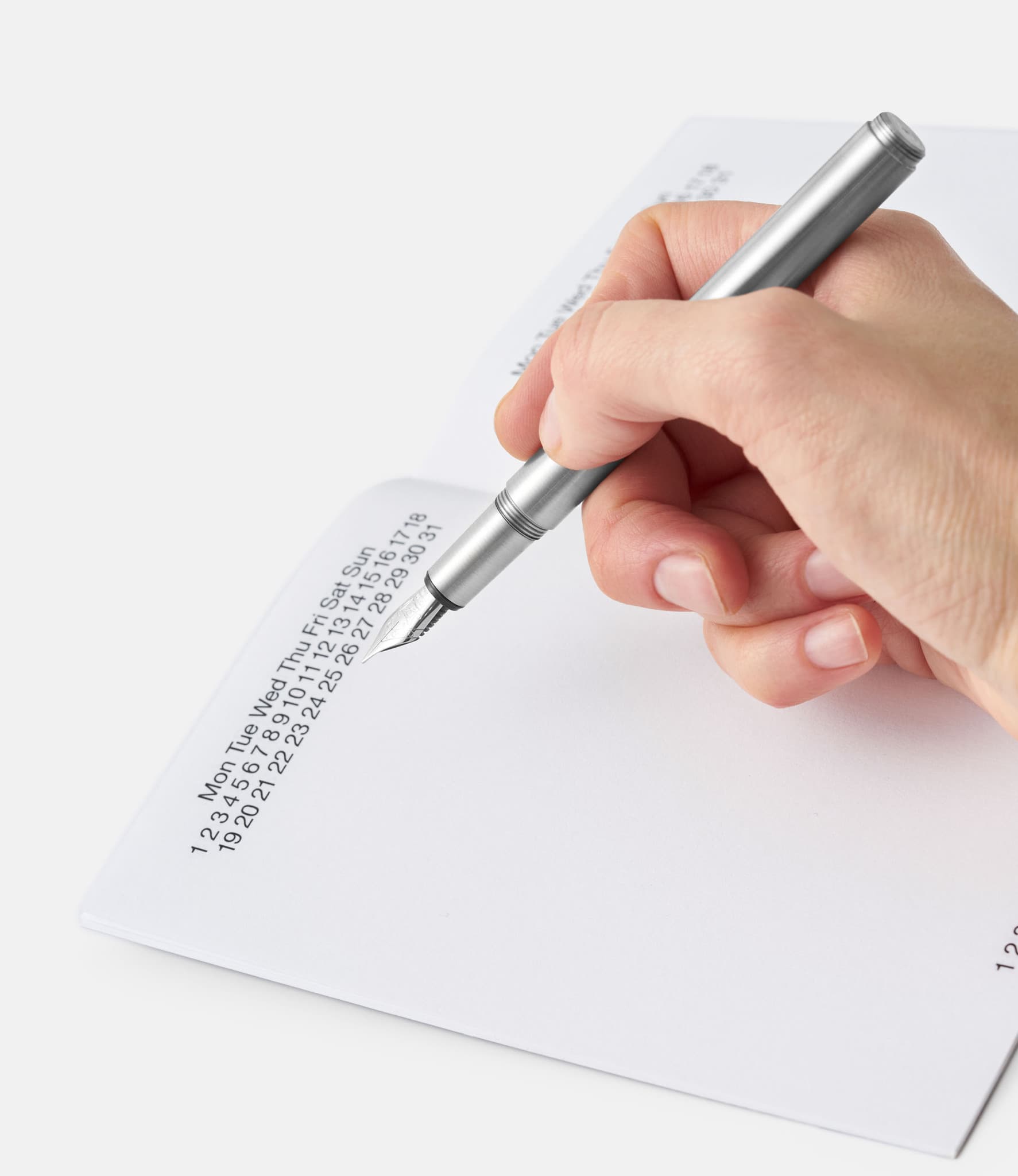 Inventery Pocket Fountain Pen Steel — карманная перьевая ручка