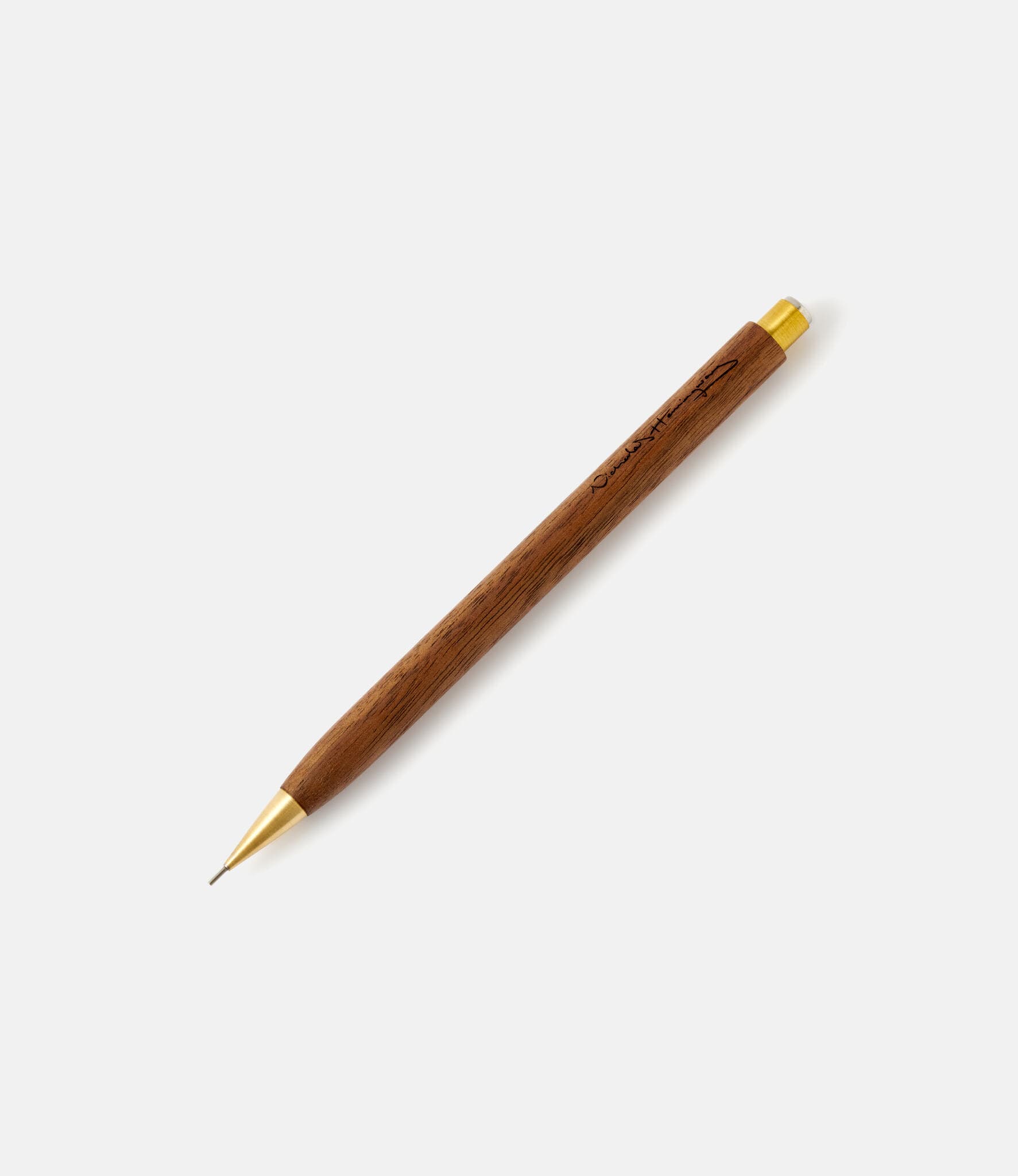 Nicholas Hemingway Walnut & Brass Mechanical Pencil — механический карандаш