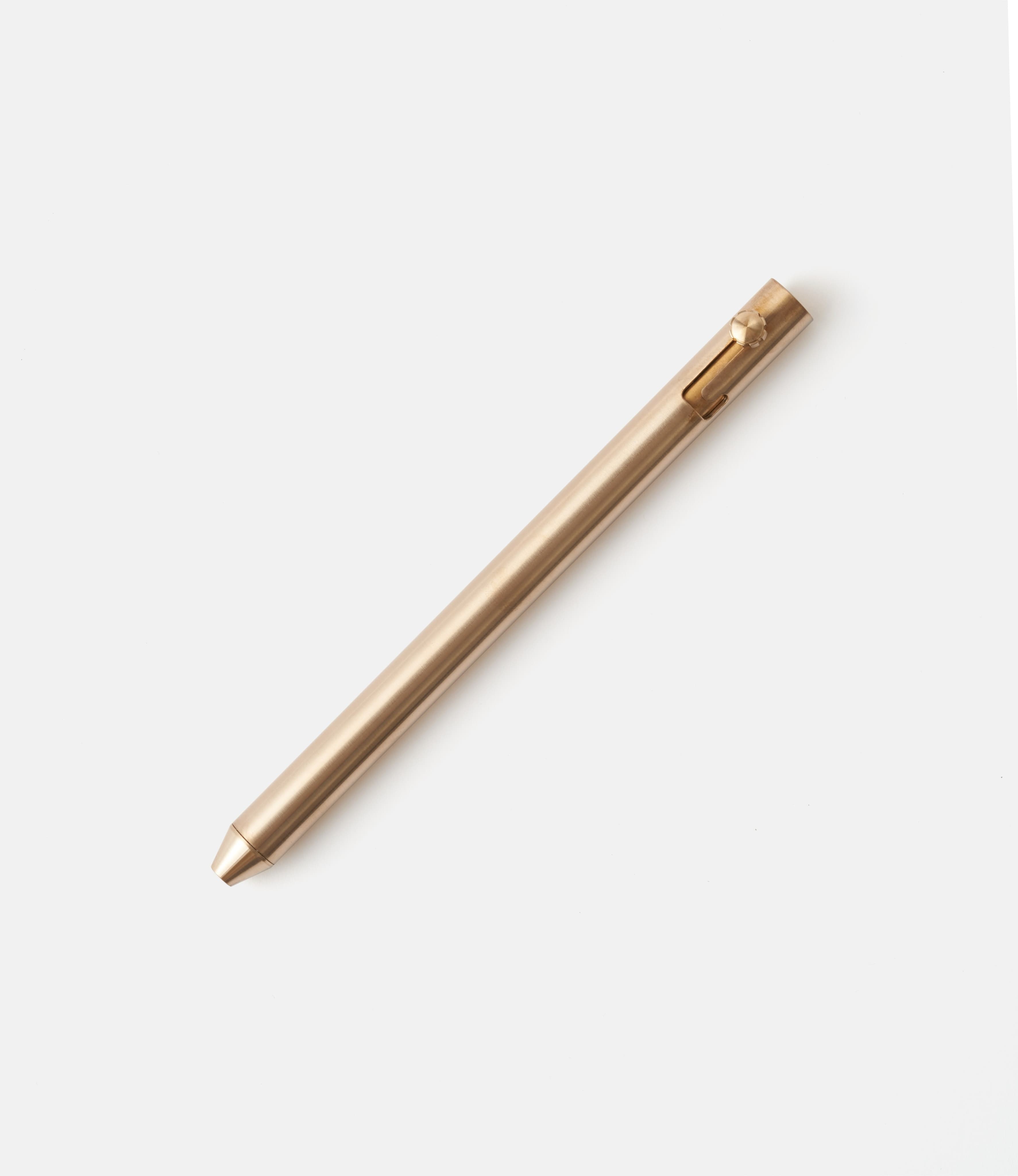Ensso BOLT Fountain Pen Bronze Set — перьевая ручка с выдвижным стержнем