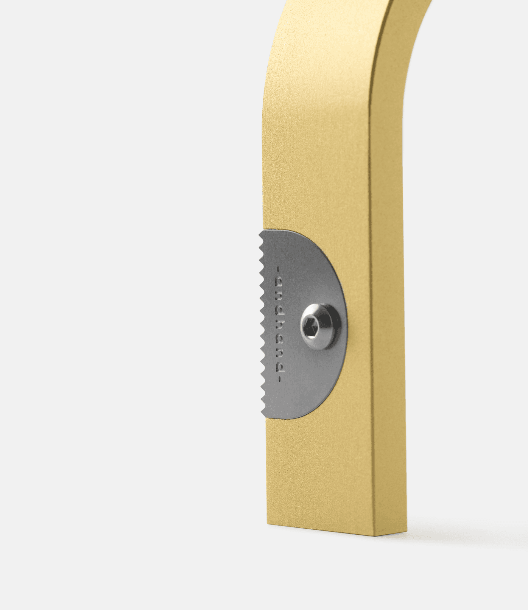 Andhand Hoop tape dispenser Gold Lustre — держатель для скотча из алюминия