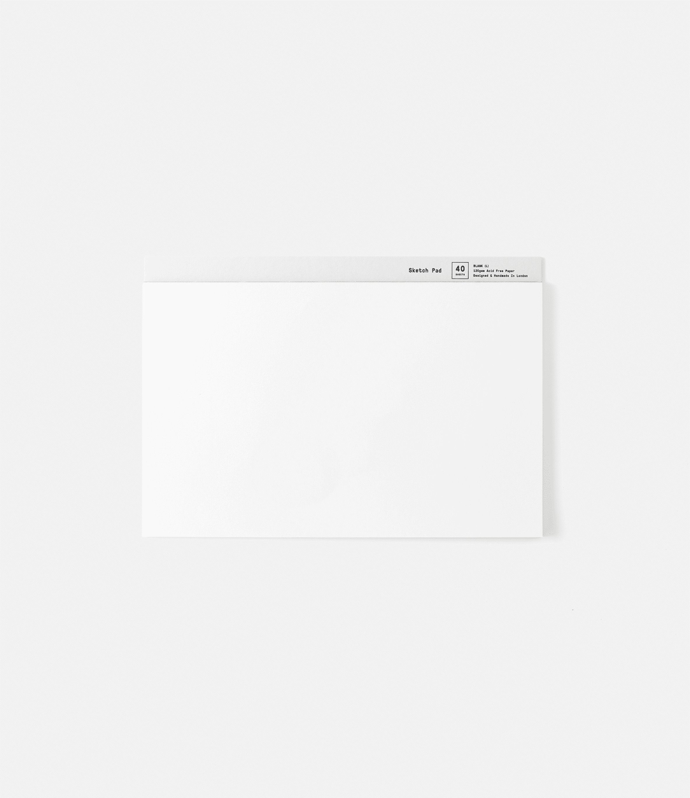 Before Breakfast Sketch Pad Icy Grey — альбом для эскизов