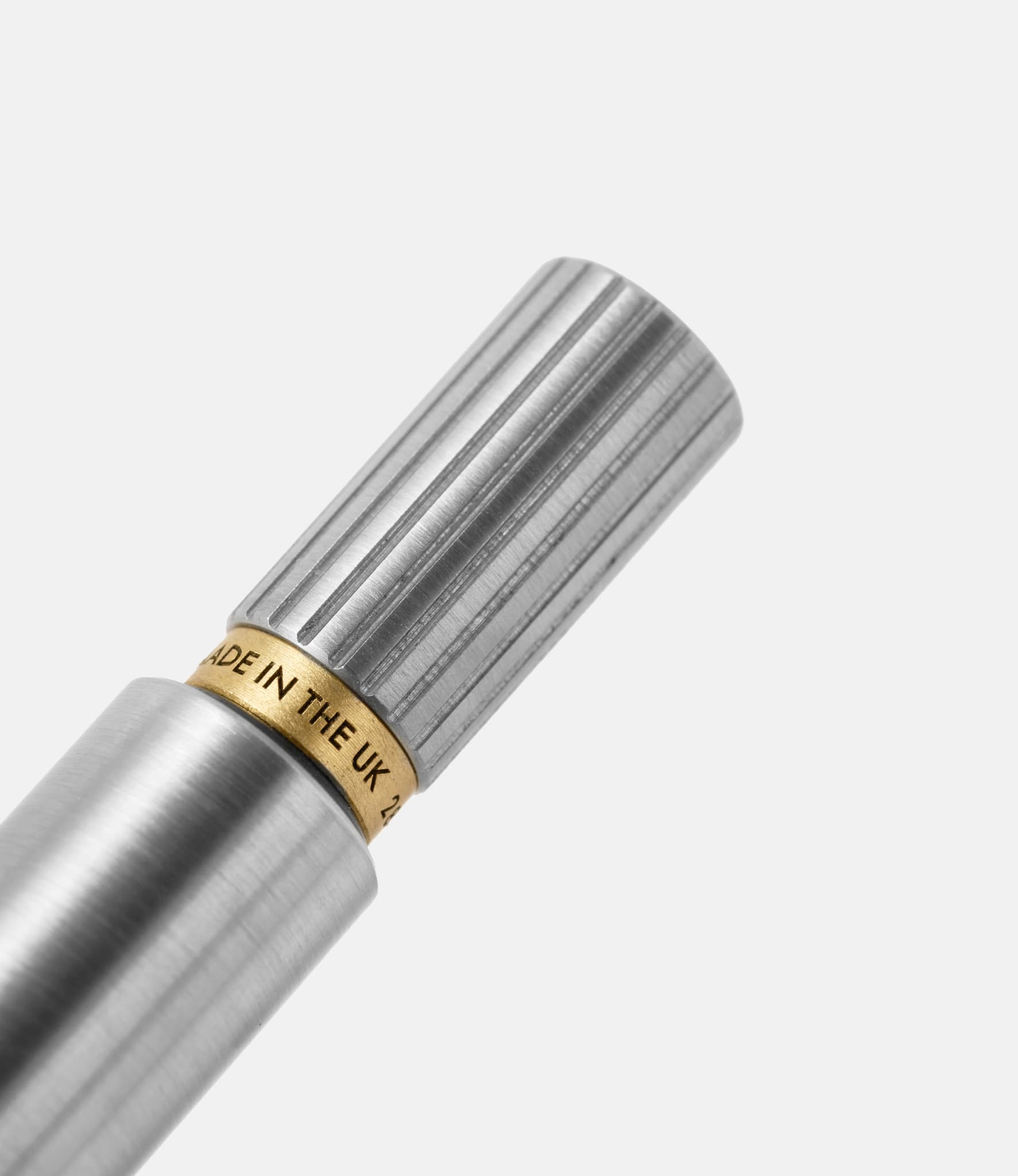 Ajoto The Pen Stainless Steel Natural Brushed — ручка-роллер из стали