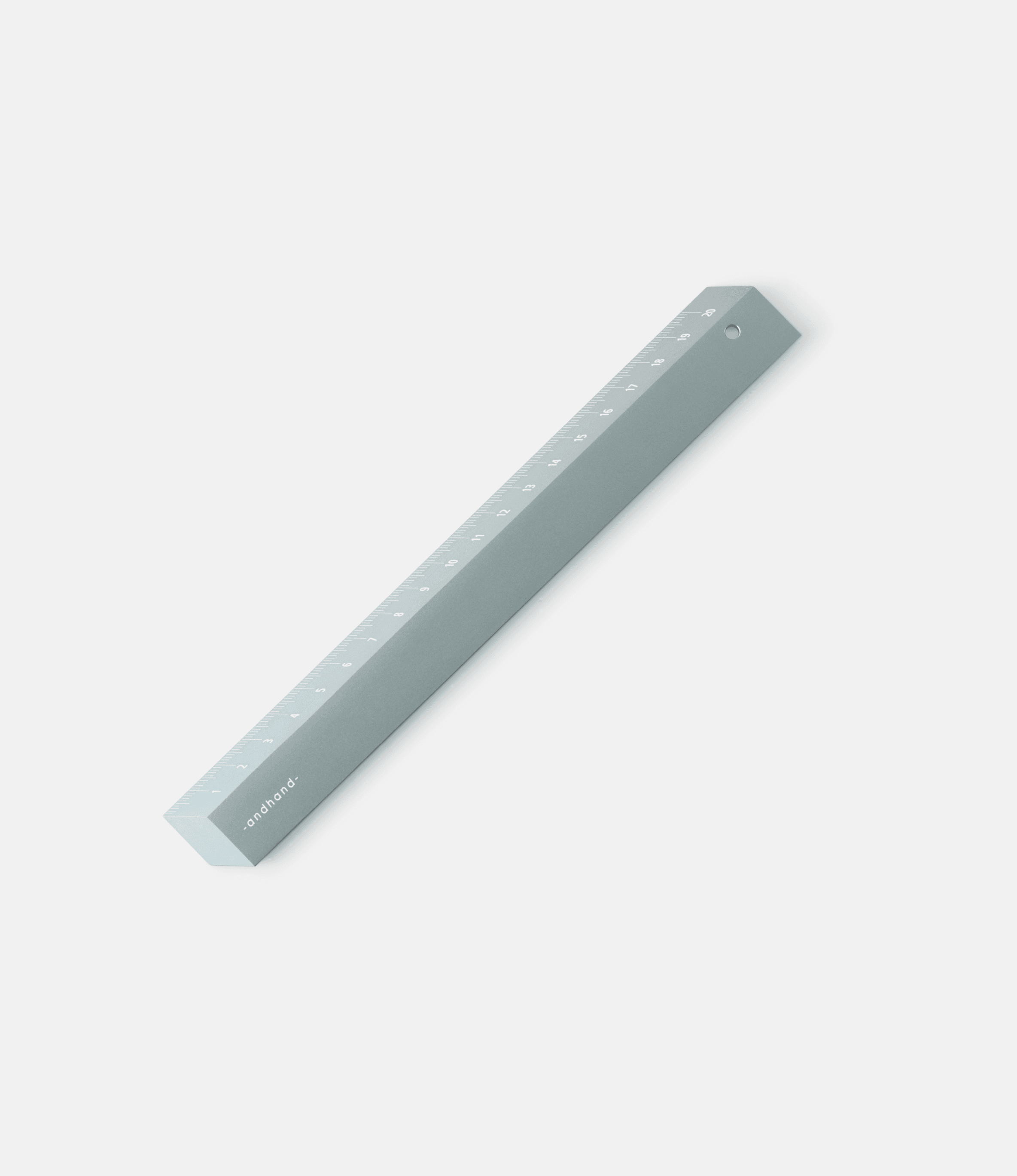 Andhand Illusion ruler Slate — линейка из алюминия с оптическим эффектом