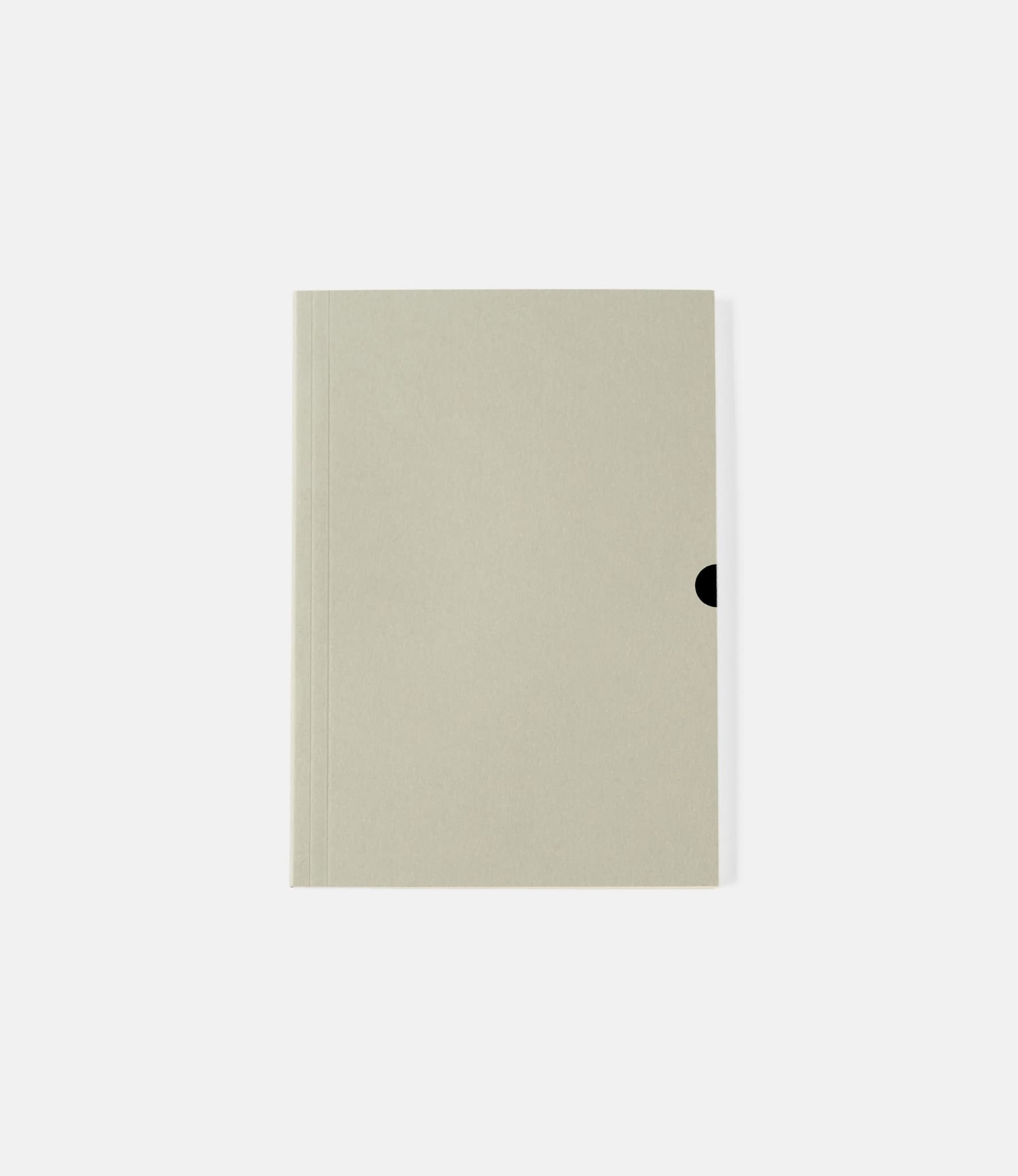 Mark+Fold Plain Notebook — нелинованный блокнот А5: серый