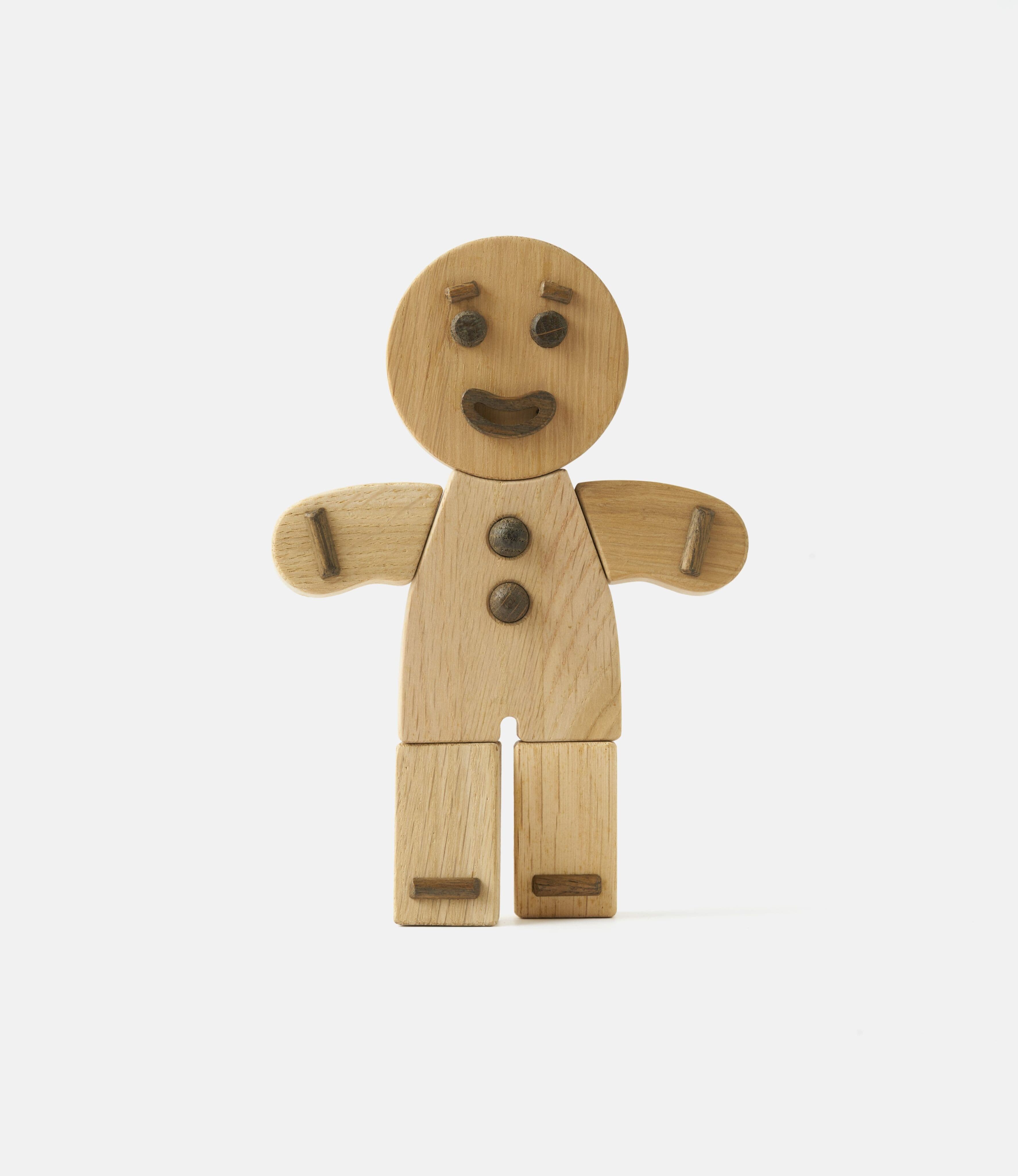 Boyhood Gingerbread Man Oak Large — фигурка из дерева