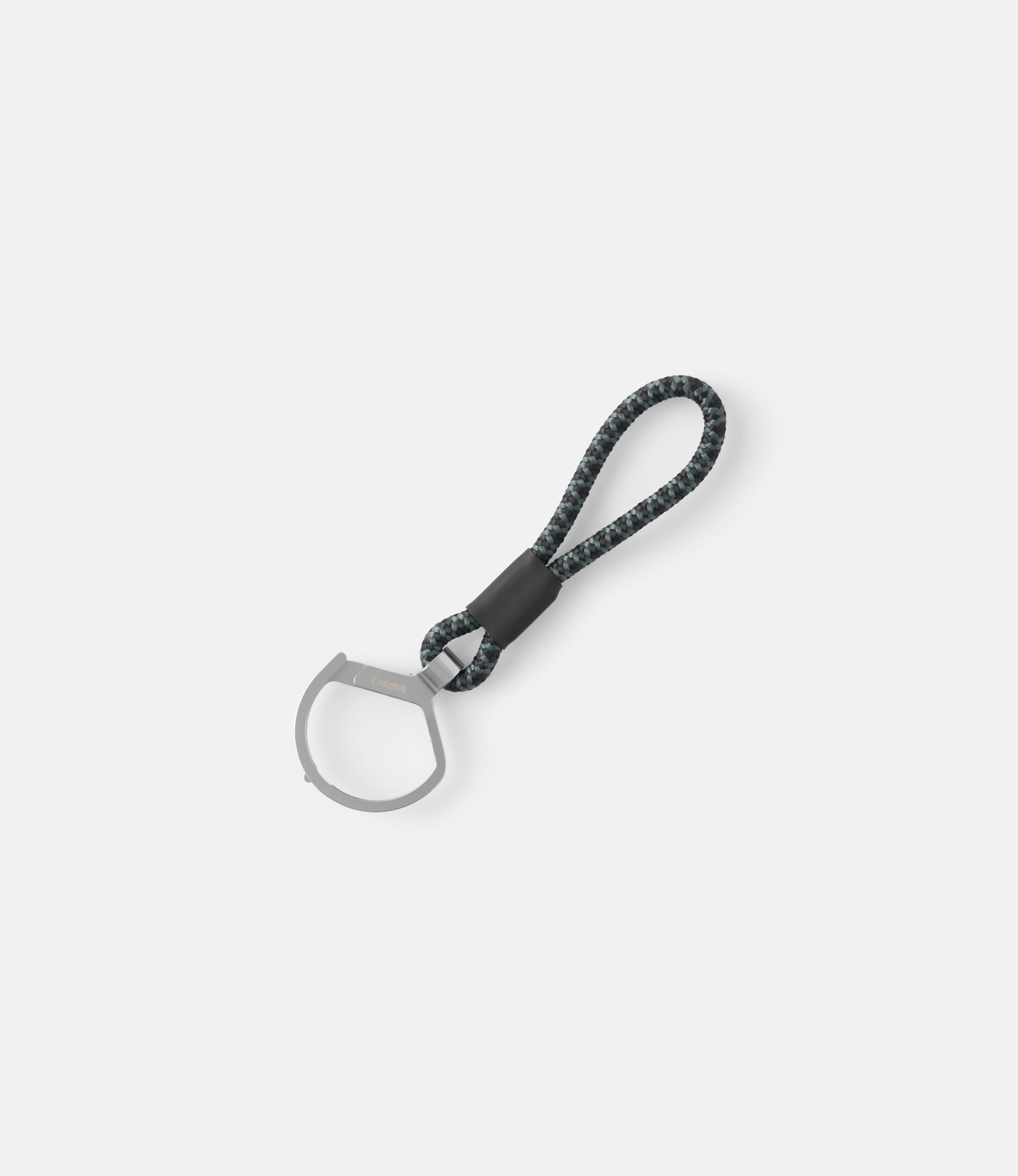 Craighill Rope Split Ring Black — ключница-карабин