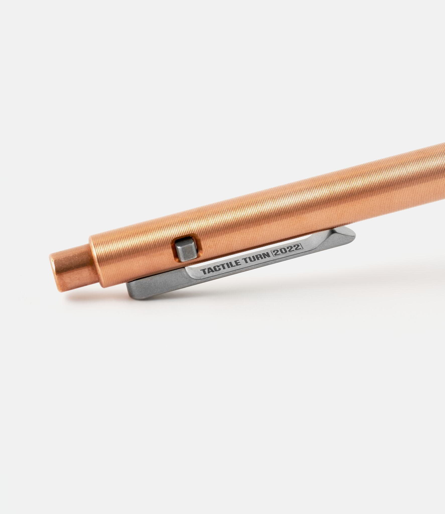 Tactile Turn Side Click Copper — ручка с боковой кнопкой