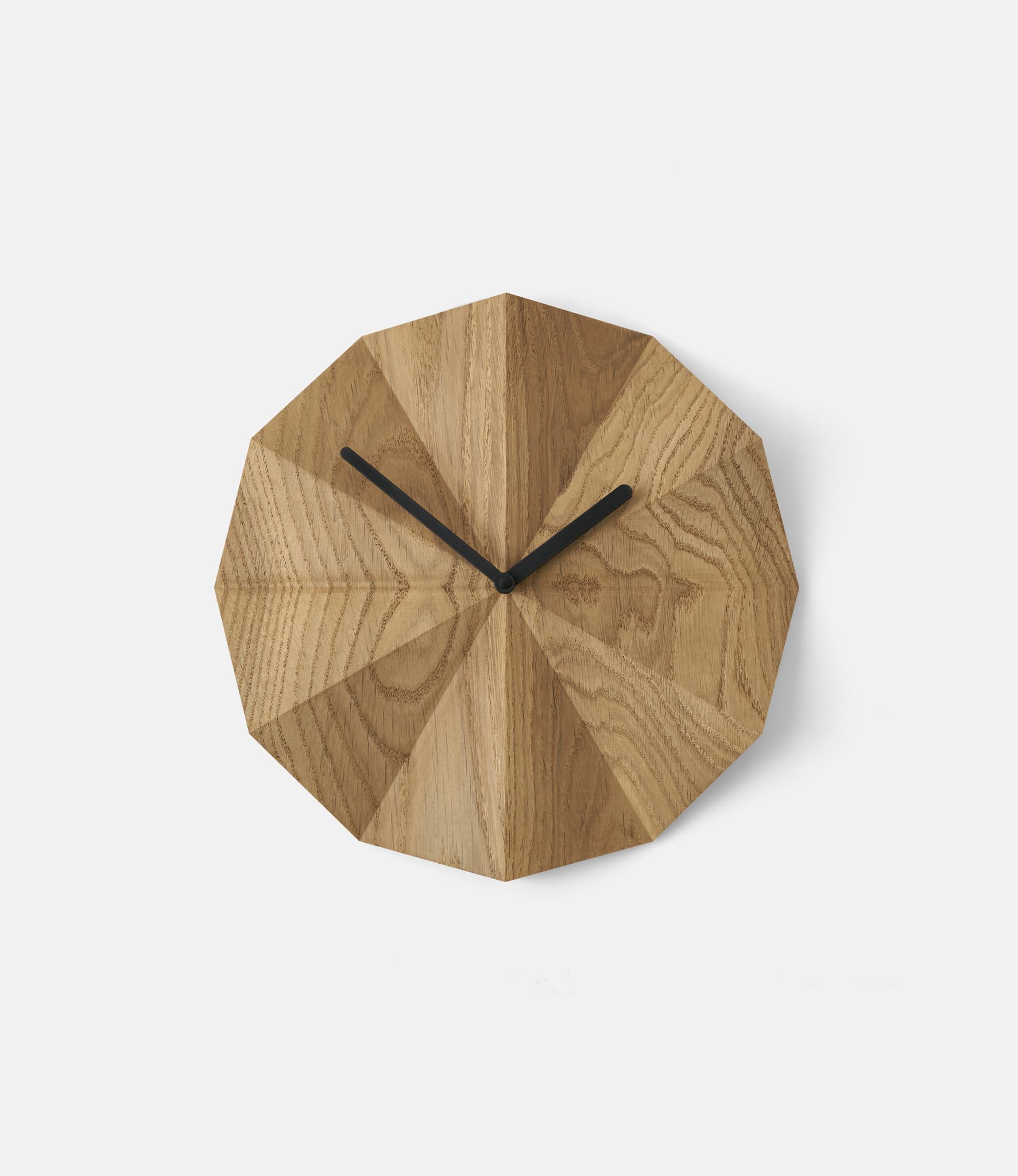 Lawa Design Delta Clock Smoked Oak — настенные часы