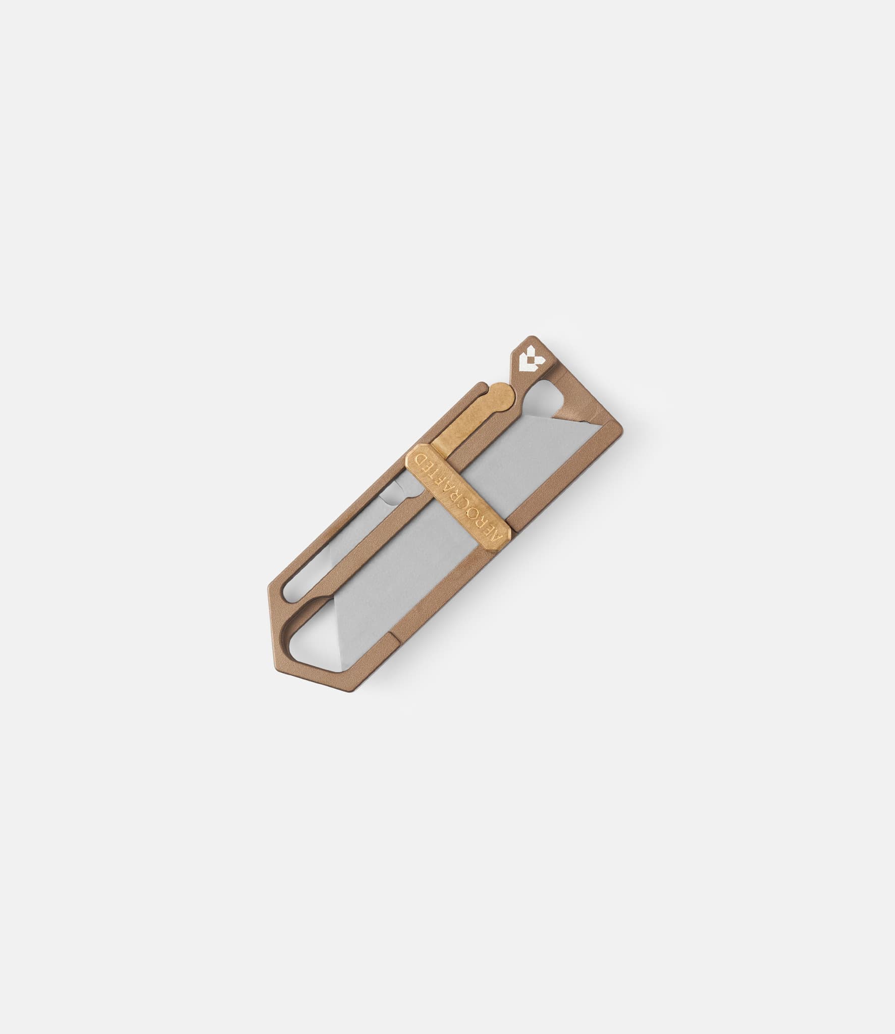 Aerocrafted Sideslip Burnished Aluminum — миниатюрный нож из алюминия
